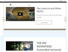 Tablet Screenshot of m3advisor.com